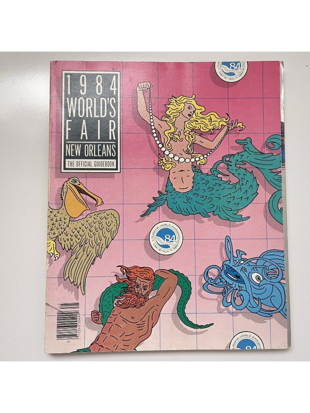 1984 World's Fair New Orleans The Official Guidebook Louisiana Expo Mardi Gras